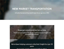 Tablet Screenshot of newmarkettransportation.com